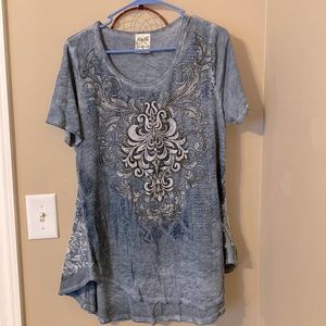 VOCAL TUNIC LENGTH SHIRT XL